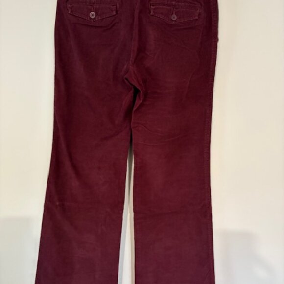 GAP Burgundy Cords, Size 6R - Picture 5 of 5